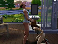 Emotional fantasy: Stranger enters our home to read the bible sims 4 parody