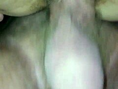 Hairy MILF wife's compilation of anal and cumshots